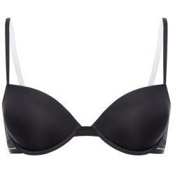 Biustonosz push-up Emporio Armani Underwear 162394 CC235 00020. Czarne biustonosze Emporio Armani Underwear, bez wzorów, z elastanu. W wyprzedaży za 129,00 zł.