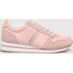 Versace Jeans - Buty. Różowe buty sportowe damskie Versace Jeans, bez wzorów, z jeansu, sportowe. W wyprzedaży za 279,90 zł.