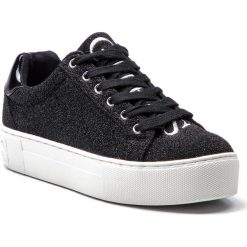 Sneakersy GUESS - FLMEA4 FAM12 BLACK. Czarne sneakersy damskie Guess, z materiału. Za 439,00 zł.