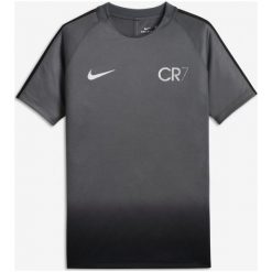 Nike Koszulka Piłkarska cr7 Y Nk Dry Sqd Top Ss Gx L. Szare t-shirty chłopięce marki Nike, bez wzorów, bez rękawów. W wyprzedaży za 102,00 zł.