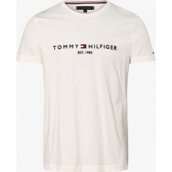 Tommy Hilfiger - T-shirt męski, biały. Białe t-shirty męskie TOMMY HILFIGER, m, z haftami, bez kołnierzyka. Za 179,95 zł.