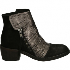 Botki - 1212 I-W BLAC. Czarne botki damskie skórzane Venezia. Za 279,00 zł.