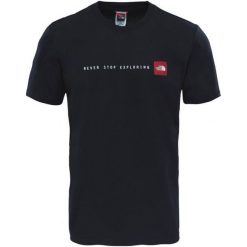 The North Face Koszulka Męska M S/S Nse Tee Tnf Black S. Czarne koszulki męskie The North Face, s, z napisami, z bawełny, sportowe, bez kołnierzyka, z krótkim rękawem, krótkie. Za 129,00 zł.