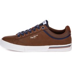 Pepe Jeans tenisówki męskie North 19 PMS30560 45 brązowe. Pomarańczowe trampki męskie Pepe Jeans, bez wzorów, z jeansu, bez zapięcia. Za 319,00 zł.