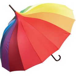 Kolorowy parasol - Ø 90 cm. Parasole Le Monde du Parapluie & Co., bez wzorów. W wyprzedaży za 55,95 zł.