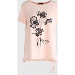 Bluzki damskie: Różowy T-shirt See The Sunsup