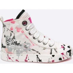 Geox - Trampki dziecięce. Szare buty dziewczęce sportowe marki Geox, z gumy. W wyprzedaży za 219,90 zł.