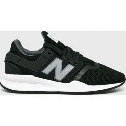 New Balance - Buty. Czarne sneakersy męskie New Balance, z okrągłym noskiem, na sznurówki. W wyprzedaży za 269,90 zł.