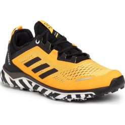 Buty adidas - Terrex Agravic Flow FV2412 Solar Gold / Core Black / Cloud White. Pomarańczowe buty sportowe męskie Adidas, z tworzywa sztucznego, bez zapięcia, do biegania, adidas terrex. Za 599,00 zł.