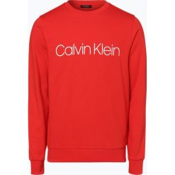 Bluzy męskie: Calvin Klein - Męska bluza nierozpinana, czerwony