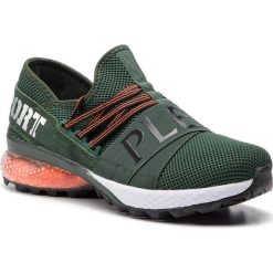 Sneakersy PLEIN SPORT - Runner Statement S19S MSC1866 STE003N Military 65. Zielone sneakersy męskie marki Plein Sport, bez zapięcia. Za 1019,00 zł.