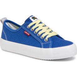 Tenisówki LEVI'S - VBET0002T Summer Blue 2816. Niebieskie trampki chłopięce bez wzorów, z gumy, na sznurówki. W wyprzedaży za 149,00 zł.