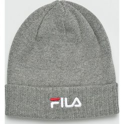 Fila - Czapka. Szare czapki męskie marki Fila, z bawełny. W wyprzedaży za 89,90 zł.