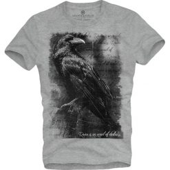 T-shirt męski UNDERWORLD Raven. Czarne t-shirty męskie Underworld, m, bez wzorów, z bawełny, bez kołnierzyka. Za 69,99 zł.