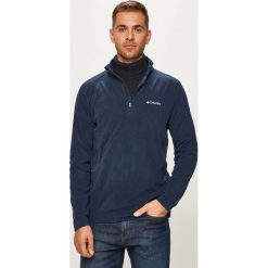 Columbia - Bluza. Niebieskie bluzy męskie Columbia, s, bez wzorów, z poliesteru, z kapturem, z krótkim rękawem, krótkie, bez kaptura. Za 129,90 zł.