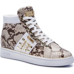 Sneakersy GUESS - Bekann FL7BEK PEL12 NATU. Brązowe półbuty damskie Guess, ze skóry ekologicznej. W wyprzedaży za 479,00 zł.