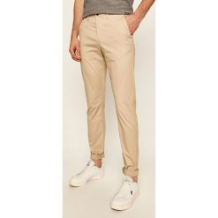Tom Tailor Denim - Spodnie. Brązowe spodnie męskie TOM TAILOR DENIM, m, bez wzorów, z elastanu. W wyprzedaży za 129,90 zł.