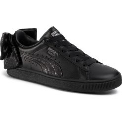 Sneakersy PUMA - Basket Bow Animal Wn's 367828 02 Puma Black/Puma Aged Silver. Czarne półbuty damskie Puma, na co dzień, bez wzorów, ze skóry, bez obcasa, na płaskiej podeszwie, bez zapięcia. Za 309,99 zł.