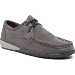 Mokasyny GEOX - U Delrick B U927AB 00022 C1006 Grey. Szare mokasyny męskie Geox, ze skóry, eleganckie. Za 479,00 zł.
