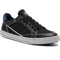 Sneakersy S.OLIVER - 5-13603-21 Black 001. Czarne sneakersy męskie marki S.Oliver, bez zapięcia. W wyprzedaży za 139,00 zł.