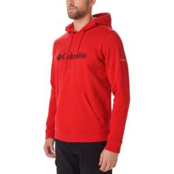Bluza z kapturem Columbia Basic Logo 1681661614 - czerwony. Czerwone bluzy męskie Columbia, xl, bez wzorów, z kapturem, bez rękawów, z kapturem. Za 244,99 zł.