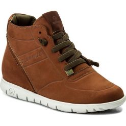Sneakersy SLOW WALK - Morvi Up-W 10411W Nubuck Tabacco. Brązowe sneakersy damskie Slow Walk, z nubiku. W wyprzedaży za 289,00 zł.