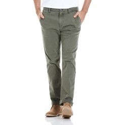 Chinosy męskie: Spodnie chino w kolorze khaki