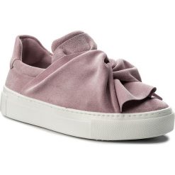 Półbuty BRONX - ByardenX 65913-CS Pink 91. Różowe półbuty damskie marki Bronx, na co dzień, z aplikacjami, ze skóry, bez obcasa, na koturnie, bez zapięcia. W wyprzedaży za 299,00 zł.