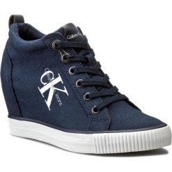 Sneakersy CALVIN KLEIN JEANS - Ritzy R3551 Navy. Niebieskie półbuty damskie Calvin Klein Jeans, z jeansu. Za 499,90 zł.