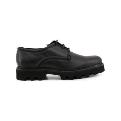 Emporio Armani Półbuty X4C430_XG494. Półbuty męskie Emporio Armani, bez wzorów, ze skóry, z okrągłym noskiem, na sznurówki. Za 702,00 zł.