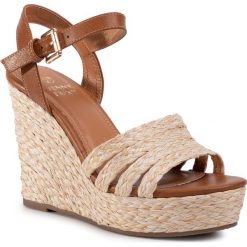 Espadryle JENNY FAIRY - LS4514-27 Beige. Pomarańczowe espadryle damskie Jenny Fairy, bez wzorów, ze skóry ekologicznej, bez obcasa, na obcasie. W wyprzedaży za 79,99 zł.