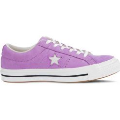 Fioletowe Kultowe Trampki Converse ONE STAR. Fioletowe trampki i tenisówki damskie Molly.pl, bez wzorów, z gumy, bez zapięcia. Za 389,00 zł.