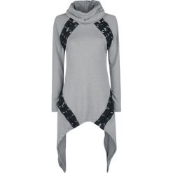 Poizen Industries Hazard Dress Sukienka szary. Szare sukienki z falbanami marki Poizen Industries, xl. Za 224,90 zł.