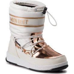 Śniegowce MOON BOOT - W.E. Jr Girl Soft Wp 34051700002 White. Białe śniegowce damskie Moon Boot, bez zapięcia. W wyprzedaży za 269,00 zł.