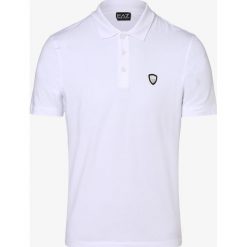 EA7 Emporio Armani - Męska koszulka polo, biały. Białe koszulki męskie EA7 Emporio Armani, xxl, bez wzorów, z dżerseju, bez rękawów. Za 379,95 zł.