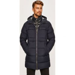 Colmar - Kurtka puchowa. Niebieskie płaszcze męskie Colmar, bez wzorów, z materiału, długie, z kapturem. Za 2999,00 zł.