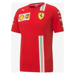 Puma Ferrari SF Vettel Replica Koszulka Czerwony. Czerwone podkoszulki męskie Puma, xl, z nadrukiem, z bawełny, z krótkim rękawem. Za 274,95 zł.