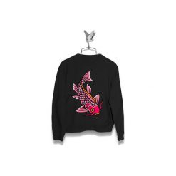 Bluza Różowa Ryba Koi Damska. Szare bluzy damskie Failfake, xs. Za 160,00 zł.
