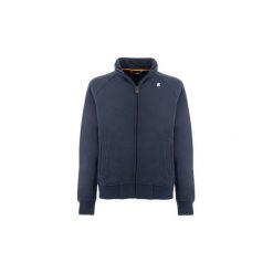 Bluzy K-Way LUCIEN FLEECE. Niebieskie bluzy męskie K-Way, xl, bez wzorów, bez kołnierzyka, bez rękawów, bez kaptura. Za 415,22 zł.