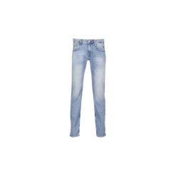 Jeansy slim fit Replay ANBASS. Niebieskie jeansy męskie relaxed fit marki Replay. Za 439,20 zł.