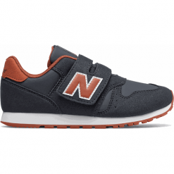 New Balance YV373FA. Czarne buciki niemowlęce New Balance, na lato, z materiału, bez zapięcia. Za 229,99 zł.