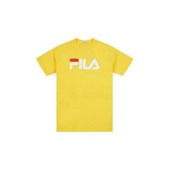 T-shirty z krótkim rękawem Fila logo print T-shirt. Żółte t-shirty męskie Fila, m, bez wzorów, bez kołnierzyka, krótkie. Za 118,60 zł.