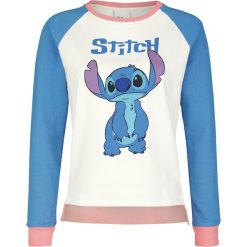 Lilo & Stitch Stitch Bluza damska wielokolorowy. Szare bluzy z nadrukiem damskie Lilo & Stitch, xl, z krótkim rękawem, krótkie. Za 121,90 zł.