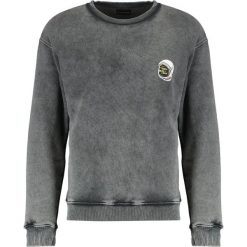 Bluzy męskie: 12 Midnight BLEACHED PATCH Bluza grey blue