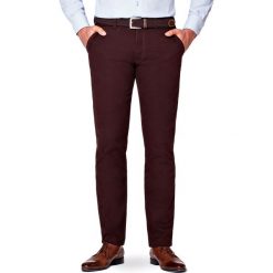 Spodnie Brązowe Chino Tommy. Pomarańczowe spodnie męskie LANCERTO, na co dzień, s, bez wzorów, z elastanu, casualowe. Za 299,90 zł.