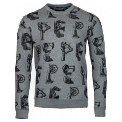 Pepe Jeans Bluza Męska Brush Xl Szary. Szare bluzy męskie marki Pepe Jeans, xl, bez wzorów, z bawełny, bez kołnierzyka, bez rękawów, bez kaptura. W wyprzedaży za 243,00 zł.