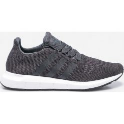 Adidas Originals - Buty Swift Run. Czarne buty sportowe męskie marki adidas Originals, z materiału, na sznurówki. Za 379,90 zł.