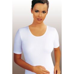 Emili Koszulka Damska Nina Plus Biały r. 2XL. Białe t-shirty damskie marki Emili, xl. Za 31,11 zł.