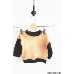 Bluza peach. Pomarańczowe bluzy niemowlęce Pakamera, z bawełny, z długim rękawem, długie. Za 73,00 zł.