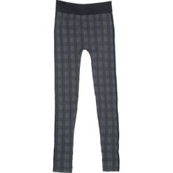 Szaro-Czarne Legginsy Endless Pattern. Szare legginsy damskie Multu, uniwersalny, bez wzorów. Za 29,99 zł.